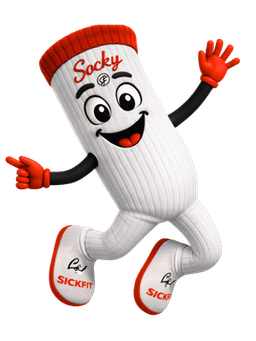 Socky the SickFit mascot